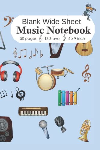 Music Writing Book For Kids: Blank Sheet Music Composition And Notation Notebook | Staff Paper |Music Composing | Songwriting |