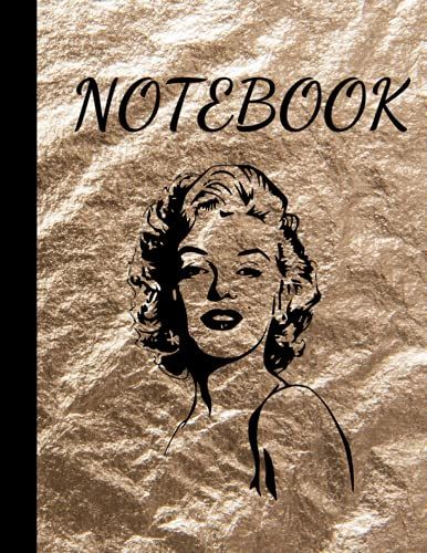 Notebook: Golden Pattern Composition Notebook: Stylish Composition Notebook Golden Pattern, Marilun Monroe