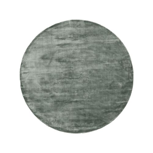 Benuta Essentials Tapis En Viscose Rond Nela Vert Clair Diamètre 160 Cm Rond