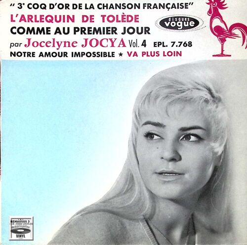 Jocelyne Jocya - L'arlequin De Tolède - 1960 - (Avec Sa Languette)