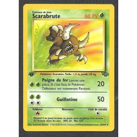 Carte Pokémon Scarabrute 25/64 [Premiere Edition 1] - Jungle Wizards (Vf)