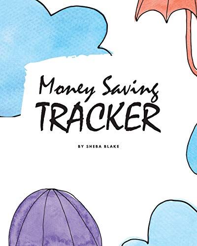 Money Saving Tracker - $10k Usd Saving Challenge (8x10 Softcover Log Book / Tracker / Planner)
