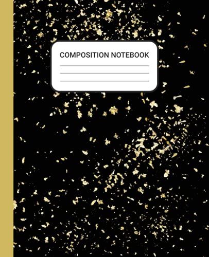 Composition Notebook: Wide Ruled Liquid Marble Theme Composition Notebook. Aesthetic Gold Liquid Marble Notebook. Back To School Composition Notebook ... College Students, Girls, Boys And Homework.