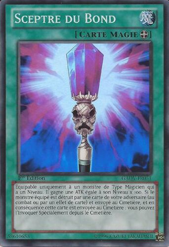Carte Yu-Gi-Oh! Sceptre Du Bond Gaov-Fr051 Super Rare