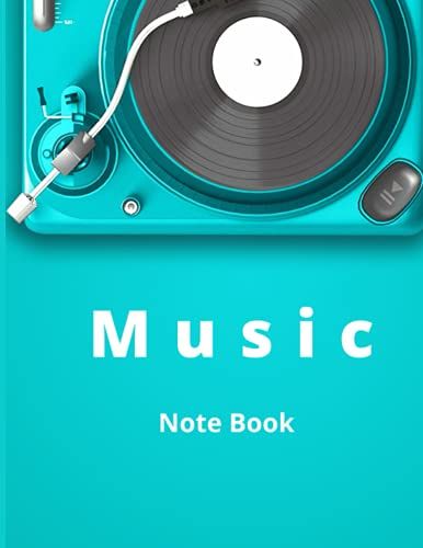 Blank Sheet Music Notebook: | Music Manuscript Paper Notebook | 100 Pages | Full 8,5'' Wide X 11'' High | Ideal Gift For Musicians And Composer Or Songwriters