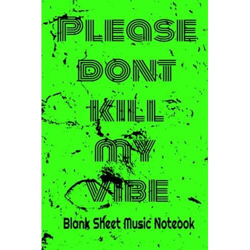 Blank Sheet Music Notebook