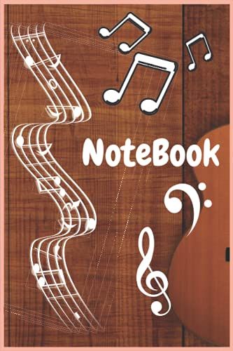 Notebook: Musical Styled Notebook Journal Blank Lined Notebook.