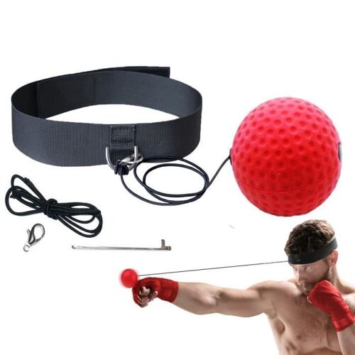 Boxe Reflex Training Ball, Punching Ball Lutte Vitesse De La Balle Ballon D'exercice Pour La Boxe, Mma, Martial Ojw2x