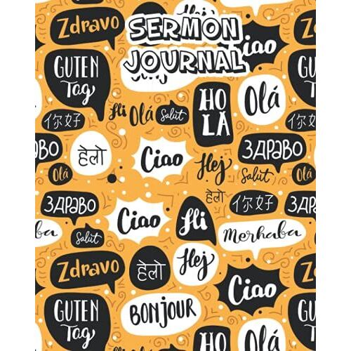 Sermon Journal - 121 Pages 8.0 X 10 Inch: Build Listening, Note-Taking, And Life Application Skills And Encourage Spiritual Growth | Sermon Notebook For Church | Sermon Journal | Church Notes-Vol 100