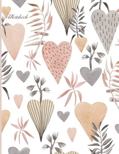 Aesthetic Notebook Boho: College Ruled, Blank Lined Paper Notebook, Boho Aesthetic Journal Notebook