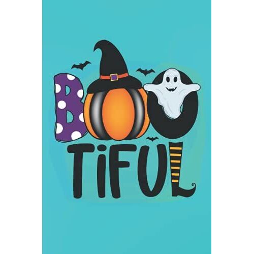 Halloween Sublimation Journal: Record-Keeping Book, Happy Ghost Cover Art, Alternative Halloween Card Gifts, Cute Notebook For The Holidays