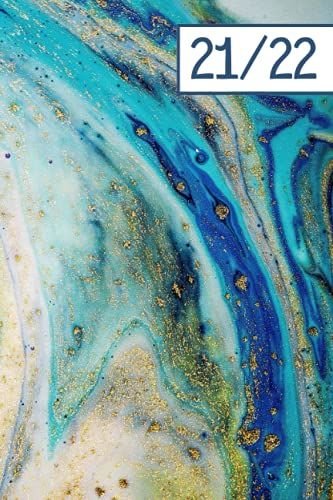 Agenda 2021 2022: Organizador Semanal | 16 Meses Desde Septiembre A Diciembre De 2022 | 2 Páginas = 1 Semana | Práctico, Útil |Marmol | Regalo Mujer Hombre Familia Y Amigos