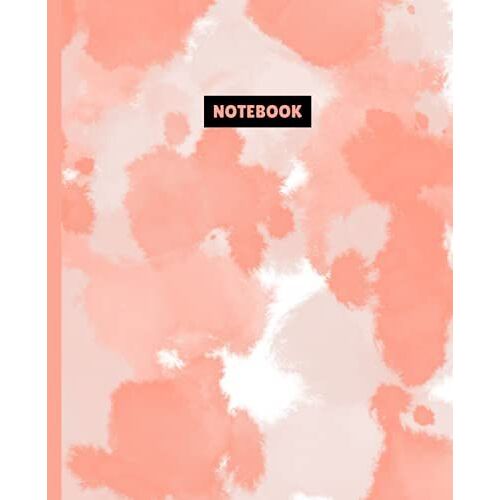Notebook: Rainbow Tie Dye Composition Notebook - College Ruled 120 Pages - Medium 7.5 X 9.25 - Watercolor
