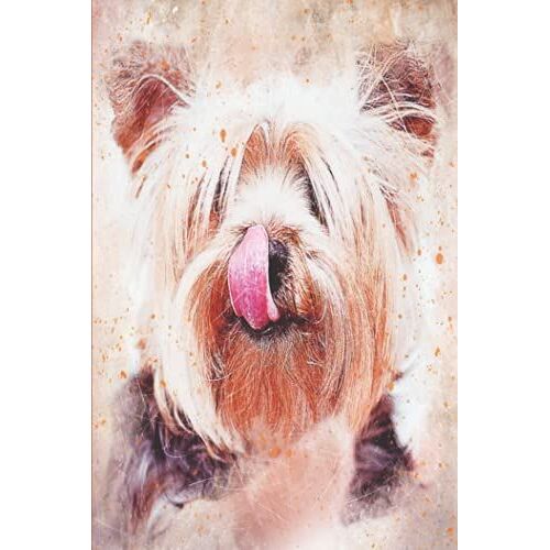 Notebook: Yorkshire Terrier Dog Watercolor Design Dot Grid Art, Sketchbook, Notebook, Journal: Great Gift For Anyone, Men, Women, Girls, Boys, Teens ... Thick, 200 Pages, Paperback Gloss Cover)