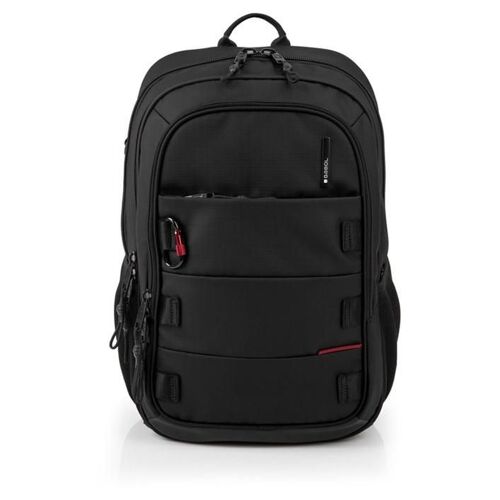 GABOL Disk Collection - Sac à dos pour ordinateur portable - gros - 3 départements - 15.6" - noir