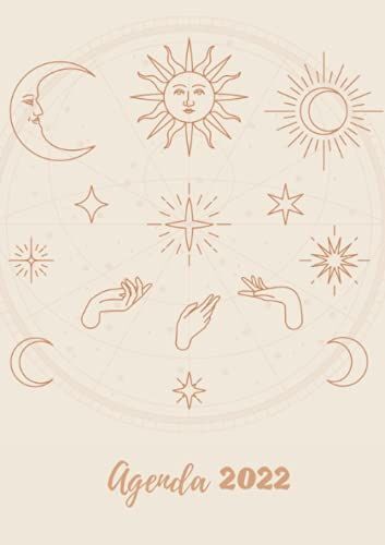 Agenda 2022 Journalier A5: Agenda Couverture Théme Esotherique Un Jour Sur 1 Page Avec Heure | Organiseur Petit Format Pour Travail, Professionnel & ... Calendrier 2022 De Janvier À Decembre 2022