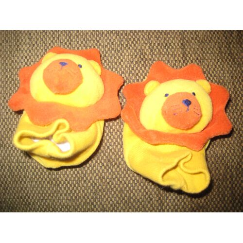 Chaussons Bébé Lion Sucre D'orge