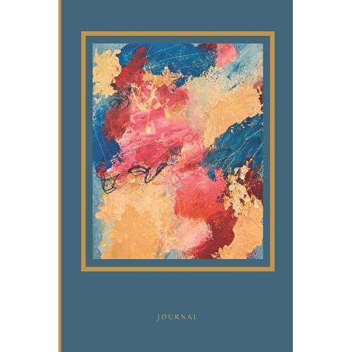 Journal: Creative Inspiring Blue Journal With Original Abstract Art By Author (The Ultimate Series)