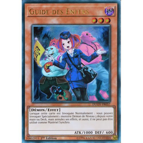 Carte Yu-Gi-Oh Duov-Fr057 Guide Des Enfers Ultra Rare Neuf Fr