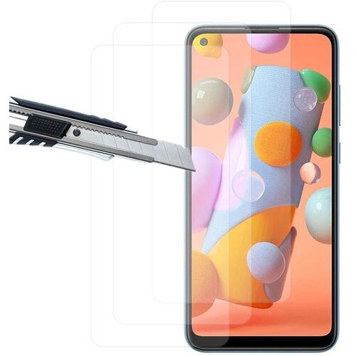 Lot De 3 Verre Trempé Samsung Galaxy A11, Protection D'écran Verre Trempé Samsung Galaxy A11, Résistant Aux Rayures,Ultra Claire,Dureté 9h
