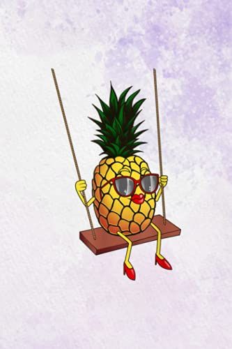 Mood Tracker Blank Funny Swinging Pineapple Lover Gift Cute Swinger Men Women