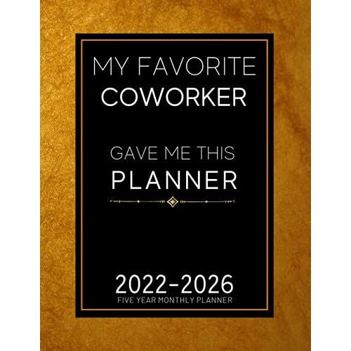 Five Year Planner 2022-2026: 5 Year Calendar 2022-2026 | Agenda Schedule Organizer | 60-Month Calendar, (Size: 8.5x11) | Gift Idea For Coworker Colleague.