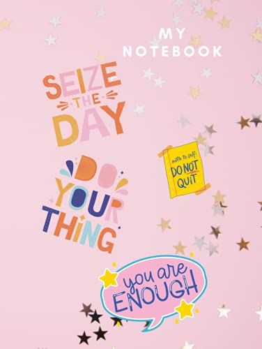 Mt Notebok: 200 Sheets Pink Cover Hardback Journal Diary
