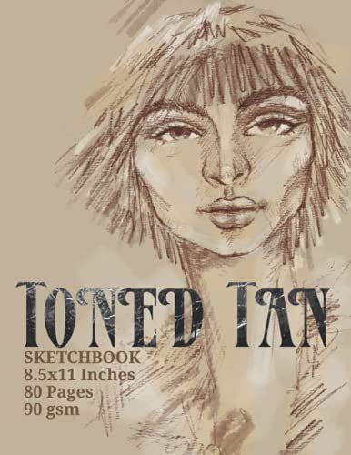 Toned Tan Sketchbook: 8.5x11 Inches, 80 Pages, 90 Gsm Paper Thickness