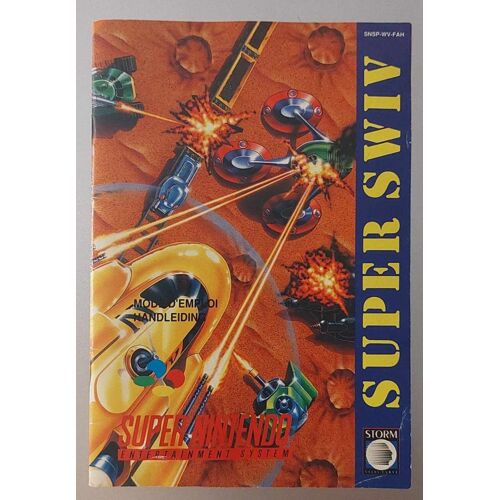 Super Swiv - Notice Officielle Super Nintendo - Nintendo
