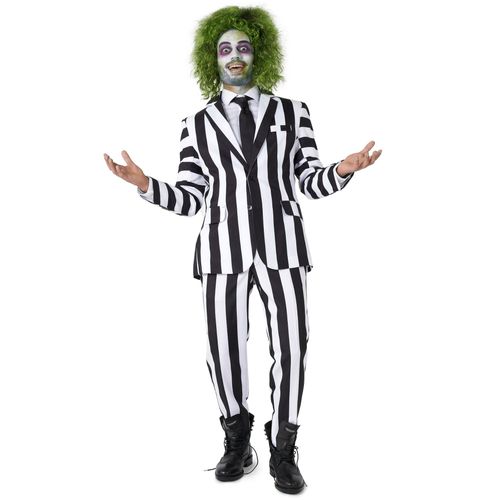 Costume Beetlejuice Homme Suitmeister - Taille: S (Eu 44-46)