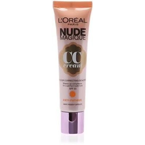 L'oreal Paris Nude Magique Cc Cream Anti-Fatigue Spf 20 Naturel