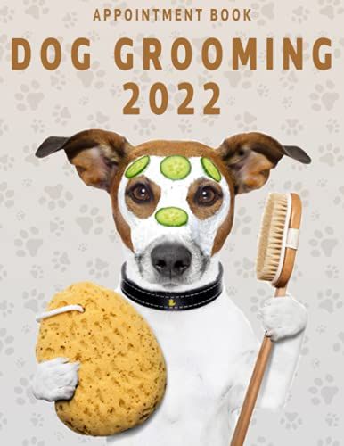Dog Grooming Appointment Book 2022: Dog Groomer Appointment Book 2021: Dog Grooming Appointment Book 2021 For Dog Groomers, Daily Appointment ... 11 Inches 368 Pages (Dark Blue / Gry Cover)