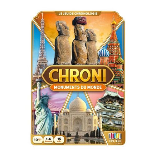 Jeu D'ambiance On The Go Editions Chroni Monuments Du Monde