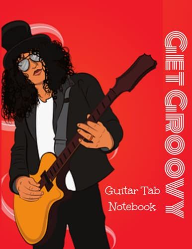 Get Groovy: Blank Guitar Tab Notebook 100 Pages - 8.5" X 11"