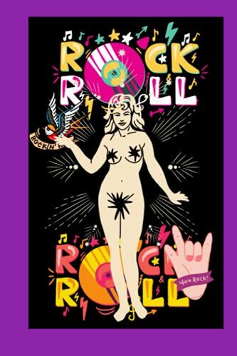 Rock And Roll: Music Journal For Girls: Music Composition Journal