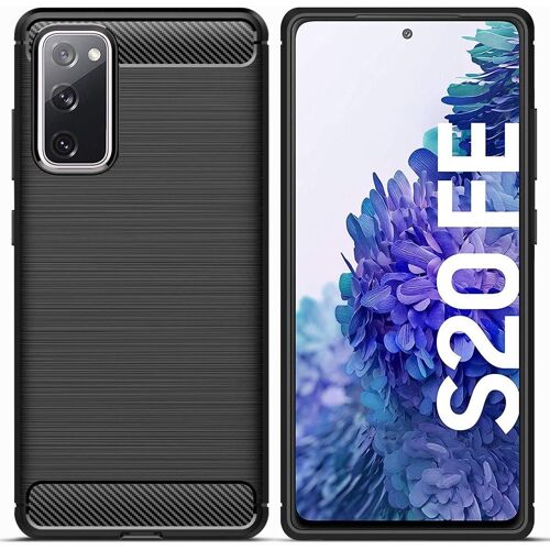Coque Samsung Galaxy S20 Fe / S20 Fe 5g, Etui De Protection En Tpu Ultra-Mince Souple Et Léger Avec Conception En Fibre De Carbone Samsung Galaxy S20 Fe/Galaxy S20 Fe 5g (Noir)