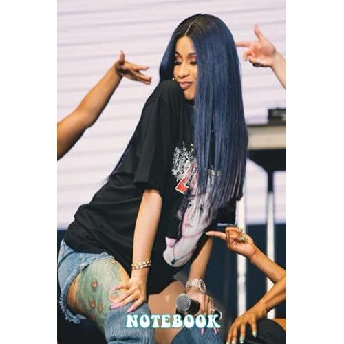 Notebook : Cardi B Weeky Planner Notebook For Students, Teens, And Kids, For School, College, University - Thanksgiving , Christmas Gift Type #153