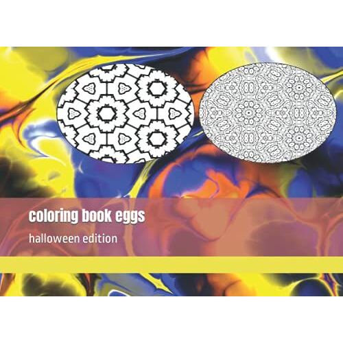 Coloring Book Eggs: Halloween Edition