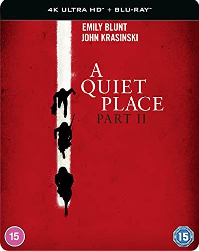 A Quiet Place Part Ii 4k Uhd Steelbook [Blu-Ray] [2021] [Region A & B & C]