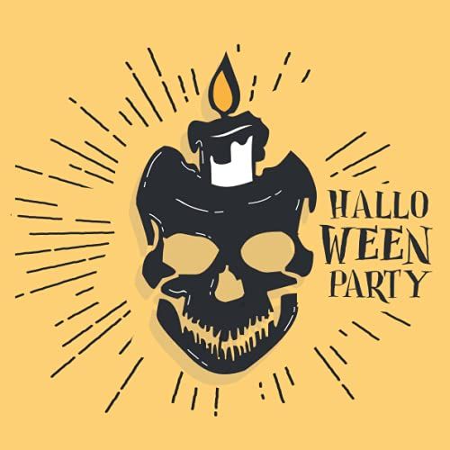 Halloween Party: Spooky Fun Creepy And Scary Themed Guest Book With Interesting Facts About Halloween