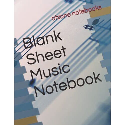 Blank Sheet Music Notebook