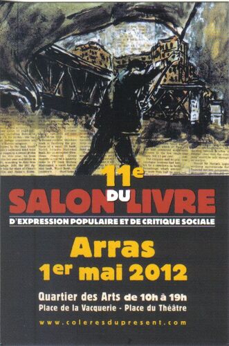 Carte Postale Pinelli Joe G. Festival Livre Arras 2012 (Féroces Tropiques)