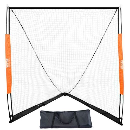 But De Crosse Portable-Vevor-1,8x2,1x1,8 M- Cage De Lacrosse-Avec Filet Et Sac De Transport Pratique
