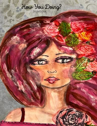 Notebook: How You Doing?: Stylish, Elegant And Artful Notebook. 8.5x11 Blank Collage Ruled Line Notebook Paper, 100 Sheets.