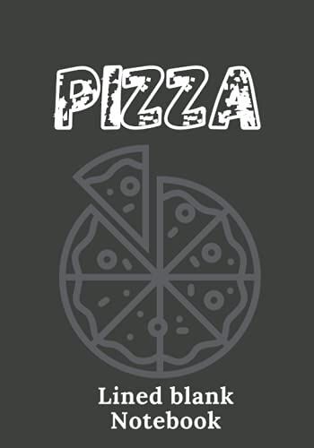 Pizaa Lined Blank Notebook: Hala Pizza Lovers 120 Pages "10x7" Inches