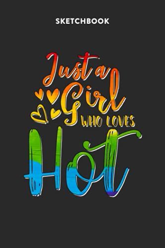 Fashion Sketchbook For Girls With Figure Templates - Just A Girl Who Loves Hot Rainbow Design