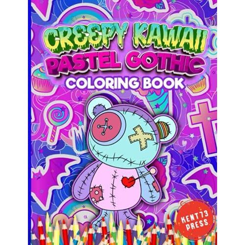 Creepy Kawaii Pastel Gothic Coloring Book