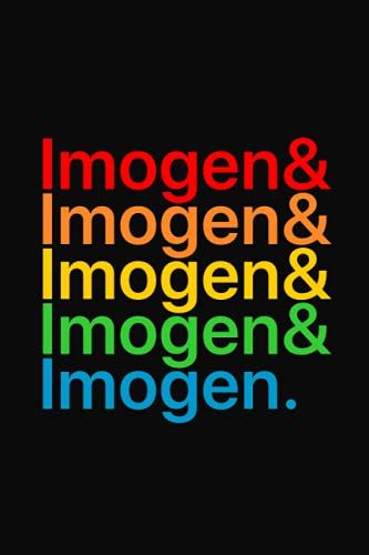 Custom Ampersand Imogen List Notebook: Personalized Typography Notebook Gift For Imogen