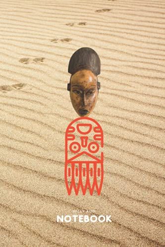 Willy Aud Notebook: Mask Series: Abstract Goddess On Sand (Nbl072100176)
