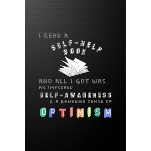 Handwriting Notebook: I Read A Self Help Book And All I Got Was Funny Book Lover